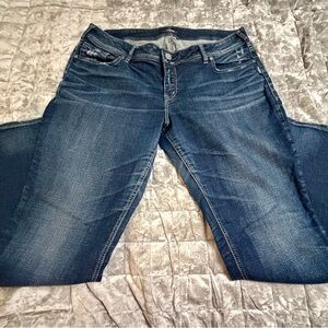 Silver Jeans Co. Elyse Straight Jeans – Medium Wash